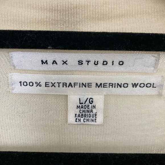 Free with purchase of any item, Fine Merino wool wrap sweater L Max Studio - Picture 6 of 6